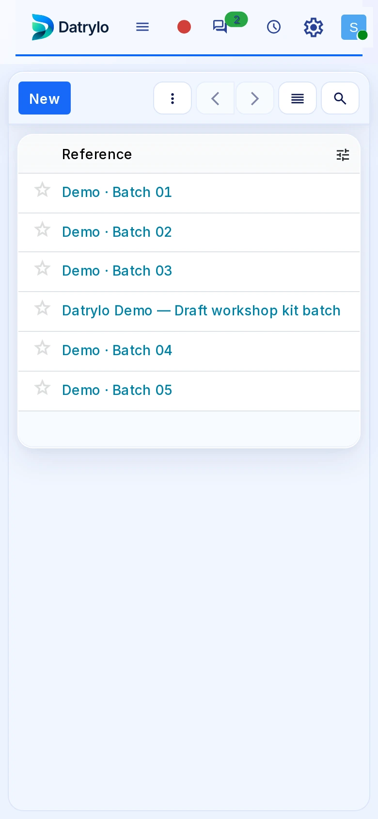 Datrylo Manufacturing mobile view