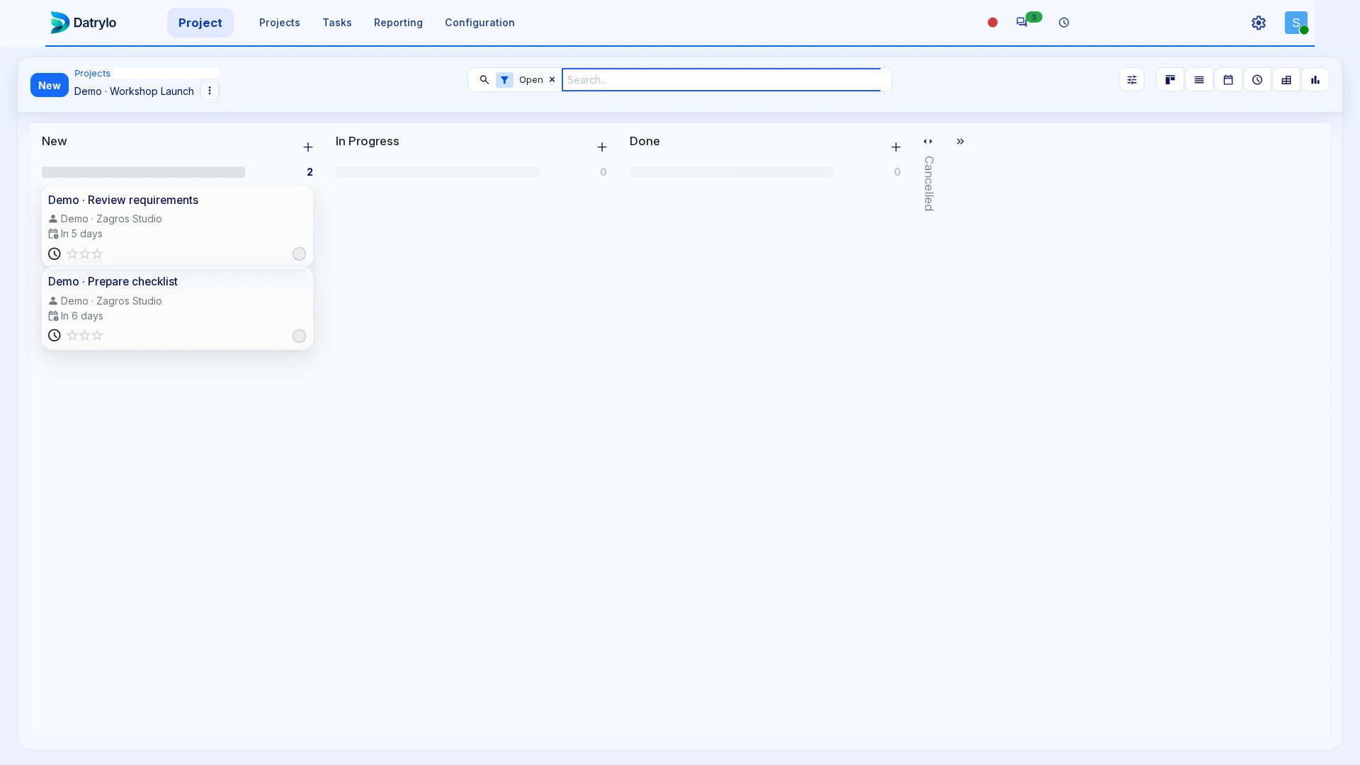 Datrylo Project product view