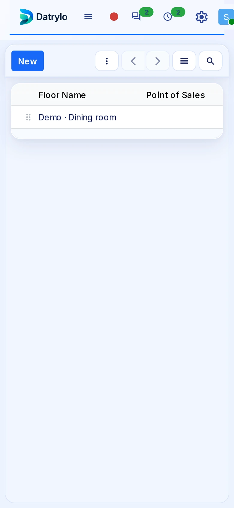 Datrylo Restaurant mobile view